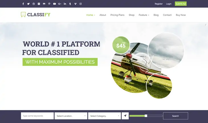 Classifique o tema WordPress