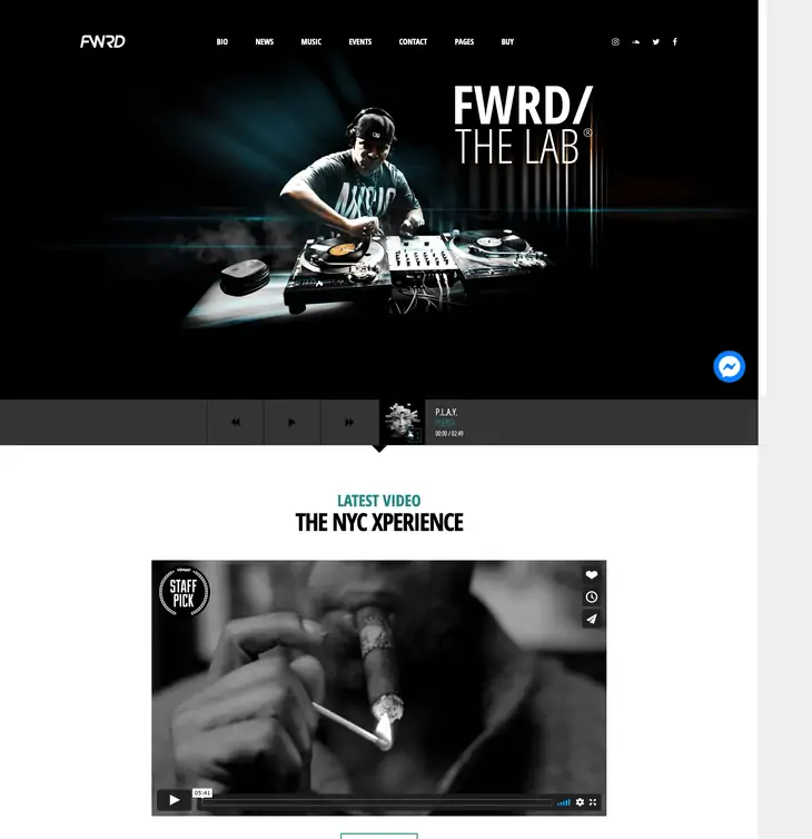 FWRD WordPress Theme
