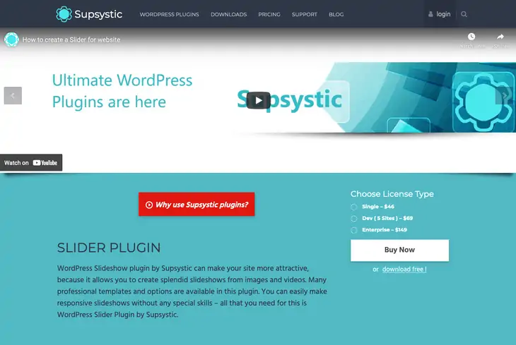 Plugin Slideshow WordPress oleh Supsystic