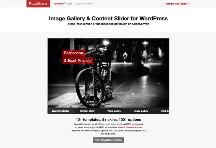 Plugin WordPress RoyalSlider