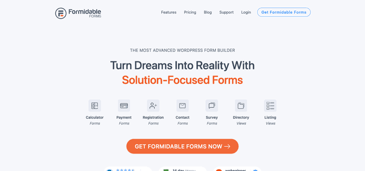 Formas formidables Complementos de WordPress