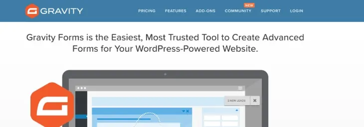 Complemento de WordPress de formularios de gravedad