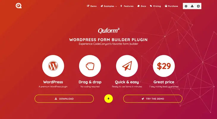 Complementos de WordPress de Quform