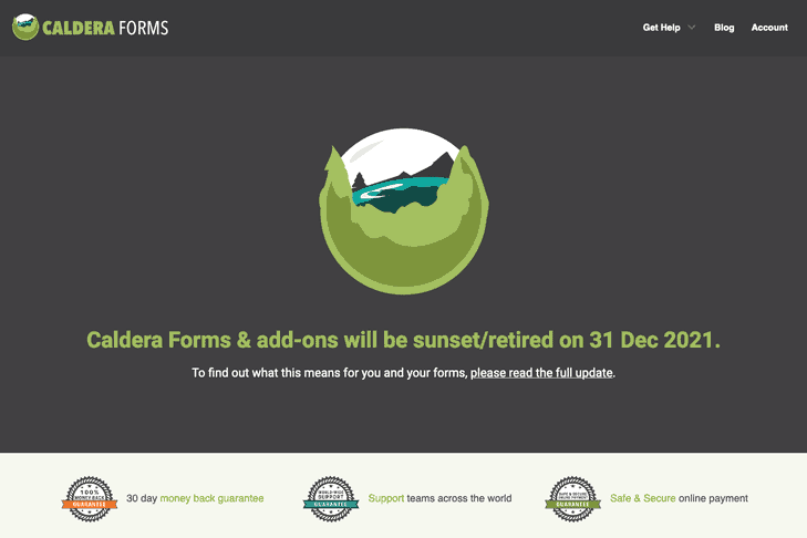Caldera Forms Complementos de WordPress