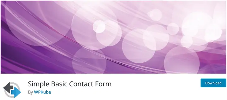 Complementos de WordPress de formulario de contacto básico simple