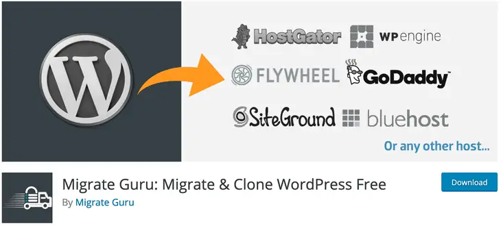 Migrar Guru Migrar Clone WordPress Grátis