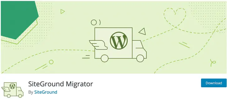 Plugin WordPress do Migrador SiteGround