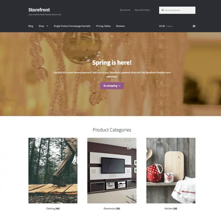 Tema WordPress eCommerce etalase