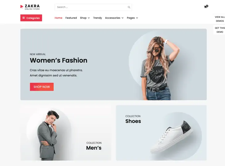 Tema WordPress eCommerce Zakra