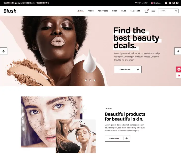 Blush WordPress Theme