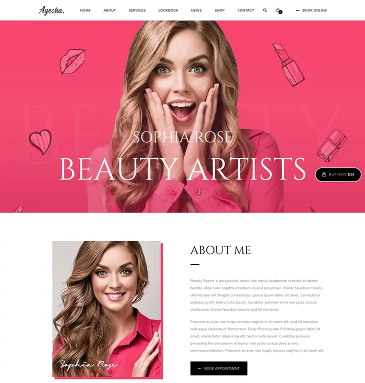 Ayesha WordPress Theme