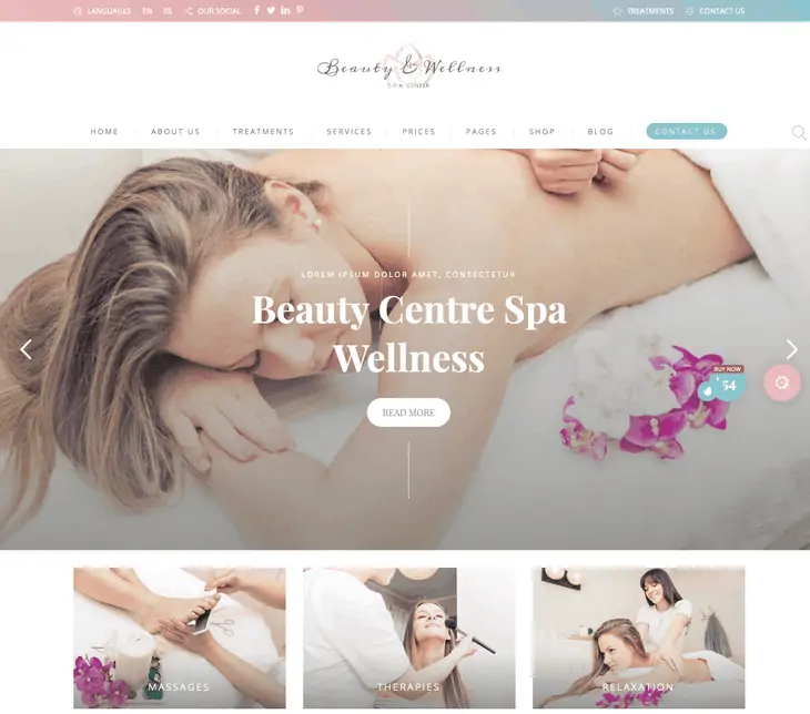 Beauty Pack WordPress Theme