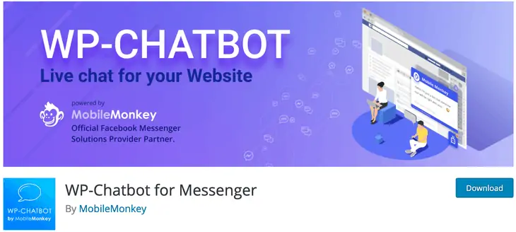 用于 Messenger 插件的 WP-Chatbot
