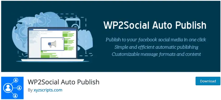 WP2Social 自动发布插件