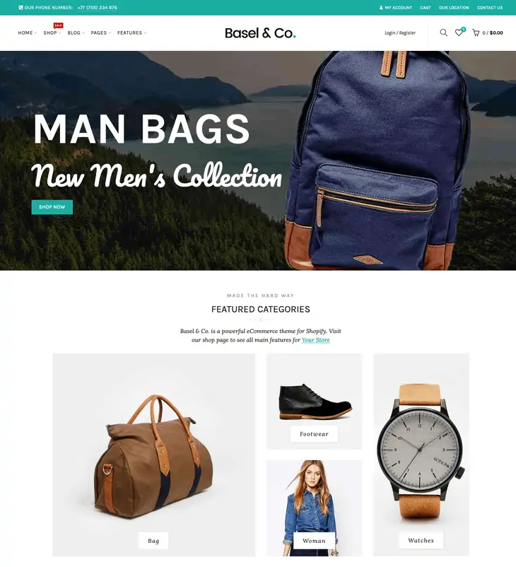 Basel Furniture WordPress Theme