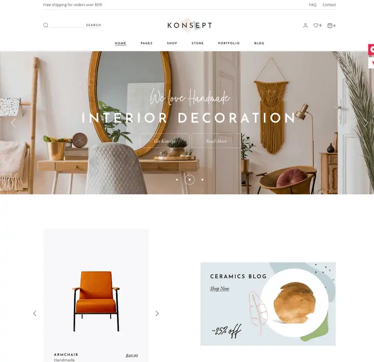 ธีม WordPress Konsept Furniture