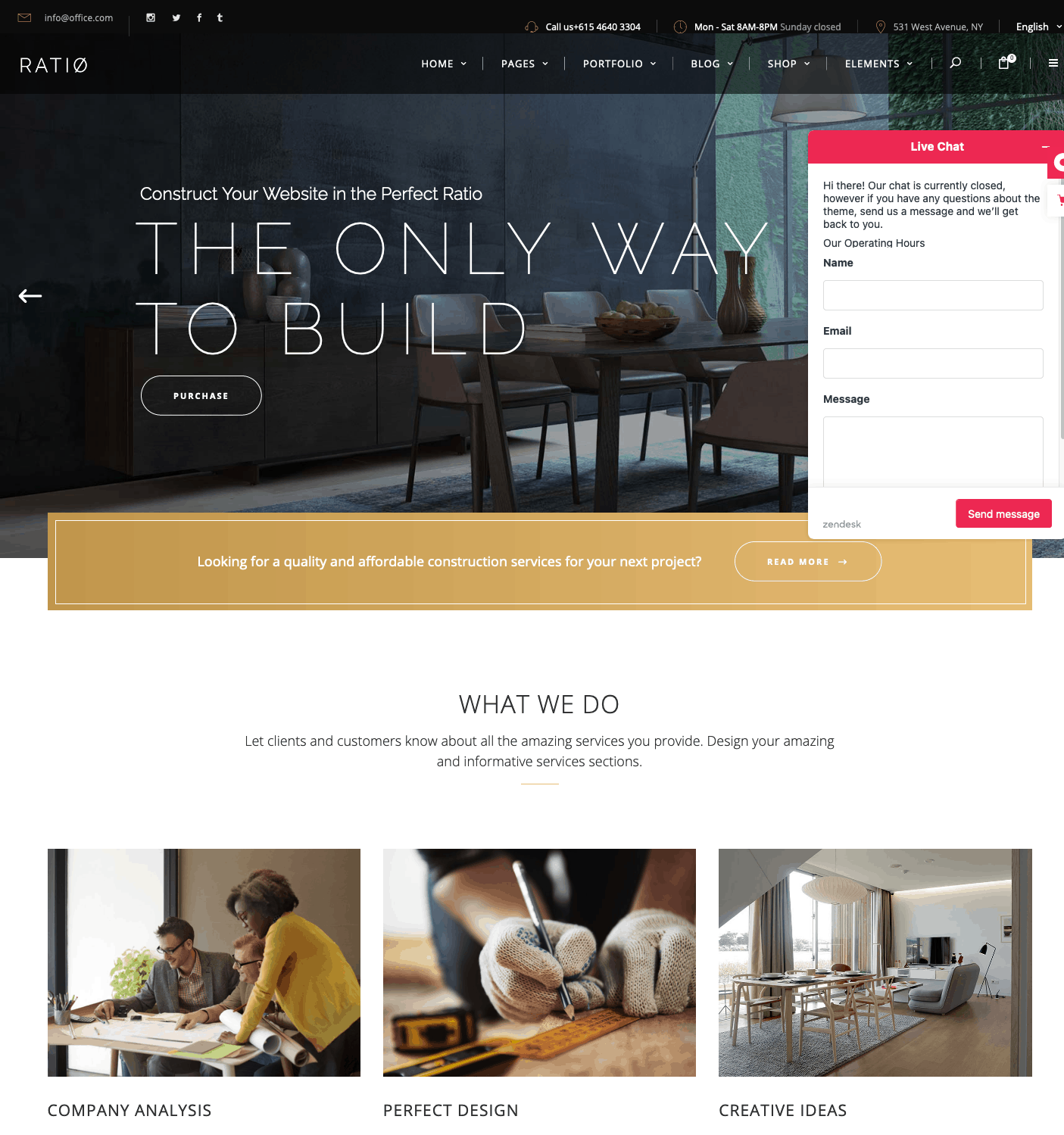 Ratio WordPress Theme