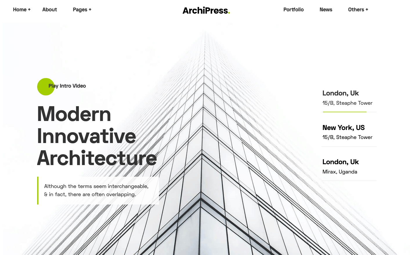 Archipress WordPress 主题