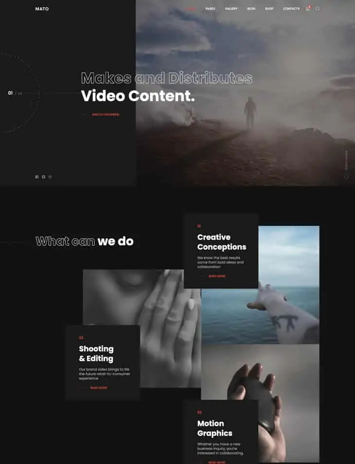 ธีม WordPress Mato