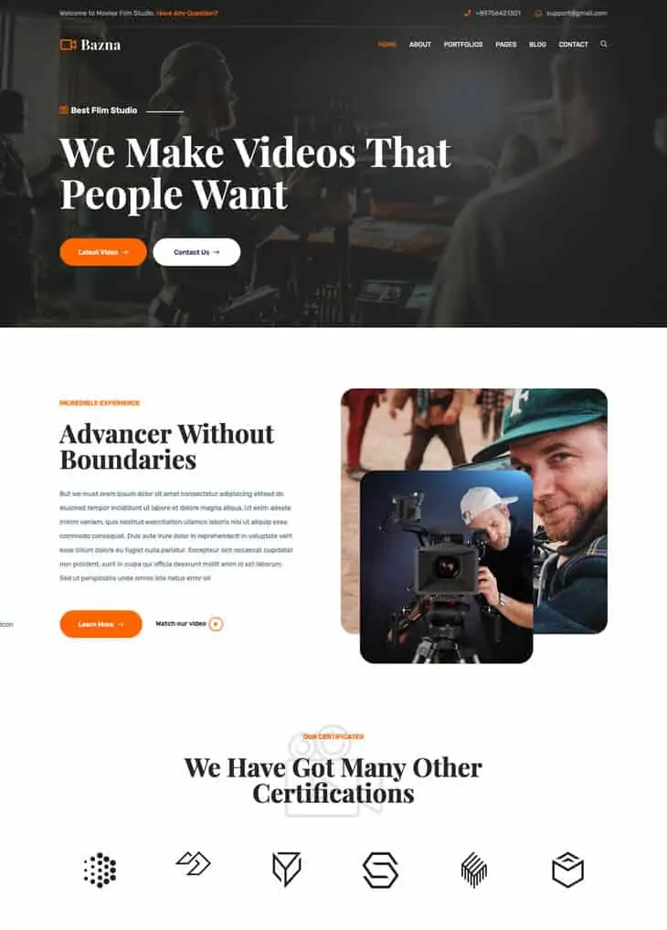 ธีม Bazna WordPress