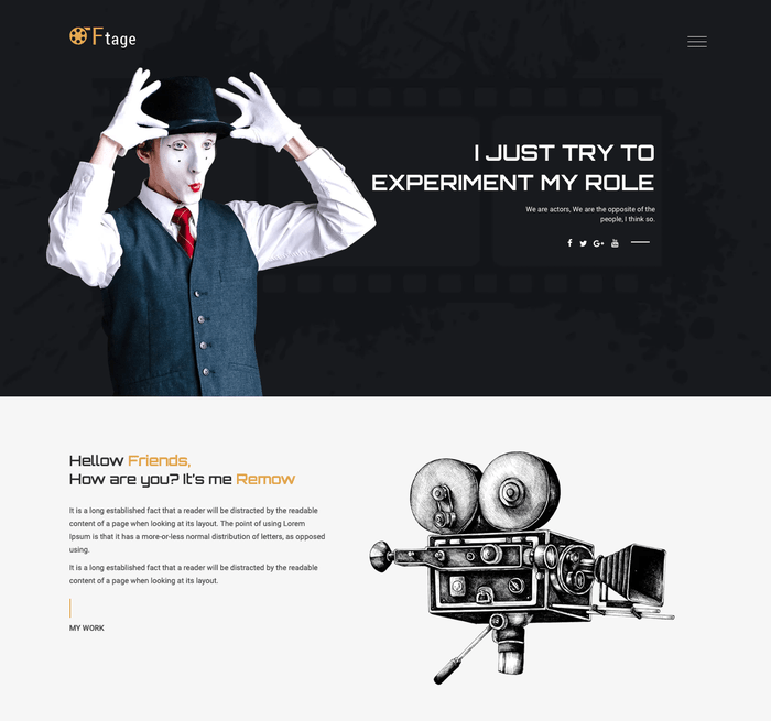 ธีม WordPress Ftage
