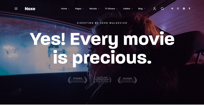 Noxe WordPress Theme