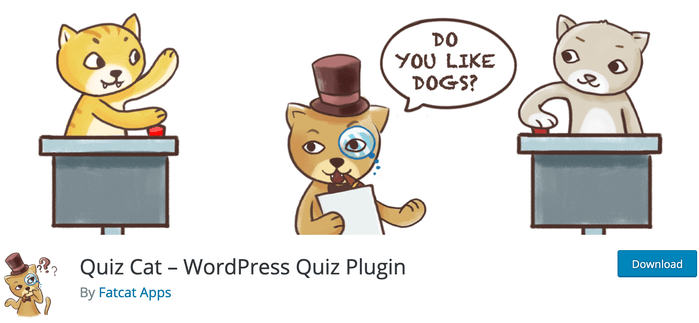 Плагин Quiz Cat WordPress для викторин