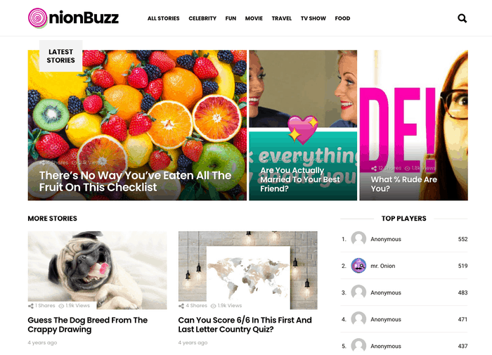 Плагин OnionBuzz для WordPress