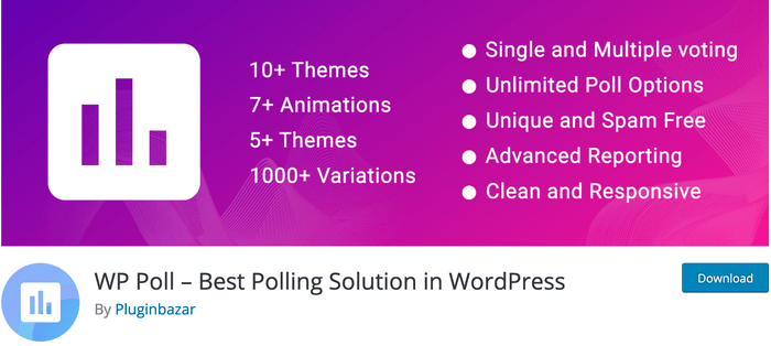 Плагин WordPress для опроса WP