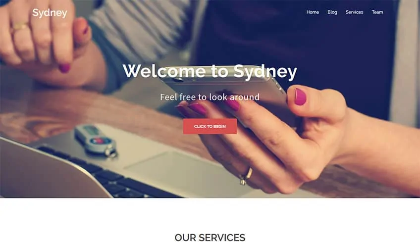 Tema WordPress Gratis Sydney