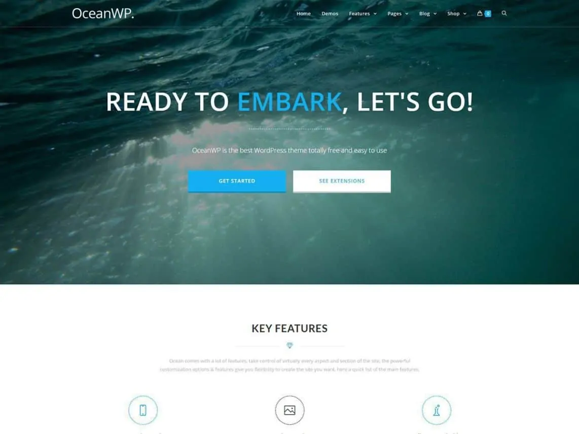 Tema WordPress Oneline Lite