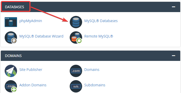 การเข้าถึงฐานข้อมูล MySQL