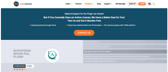 ปลั๊กอินคำถามที่พบบ่อยของ Spider WordPress