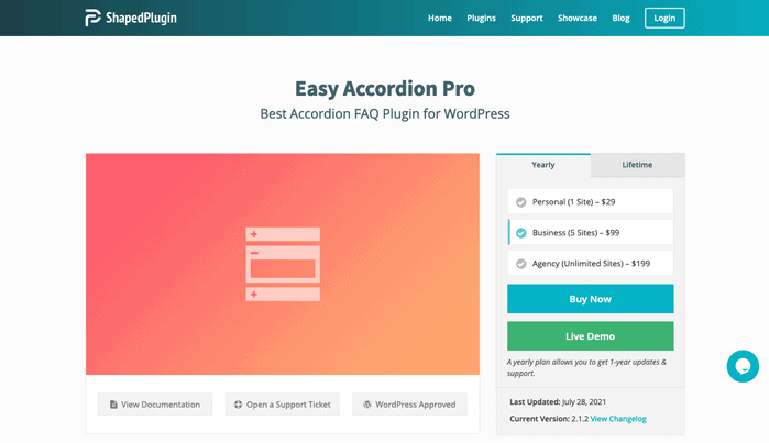ปลั๊กอินคำถามที่พบบ่อย Easy Accordion Pro