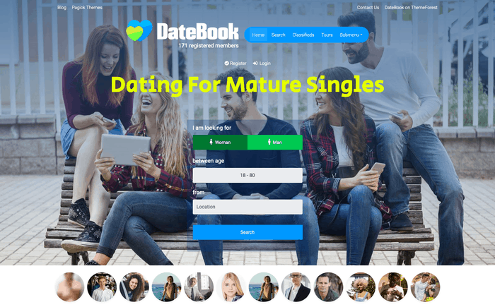 DateBook WordPress Theme