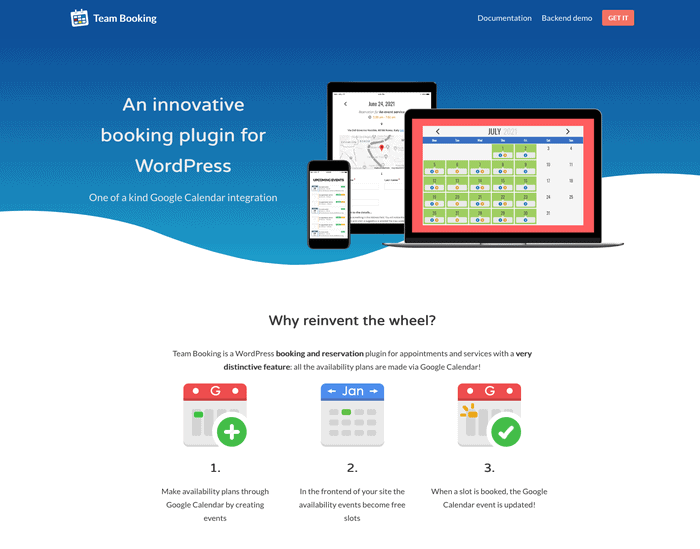 Team Booking WordPress Termin-Plugin