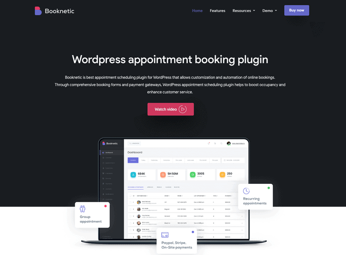 Booknetic WordPress Termin-Plugin