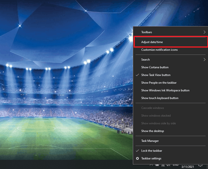 Passen Sie Datum und Uhrzeit in Windows an