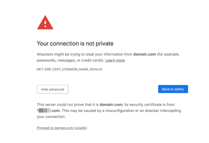 Verbindungsfehler in Google Chrome