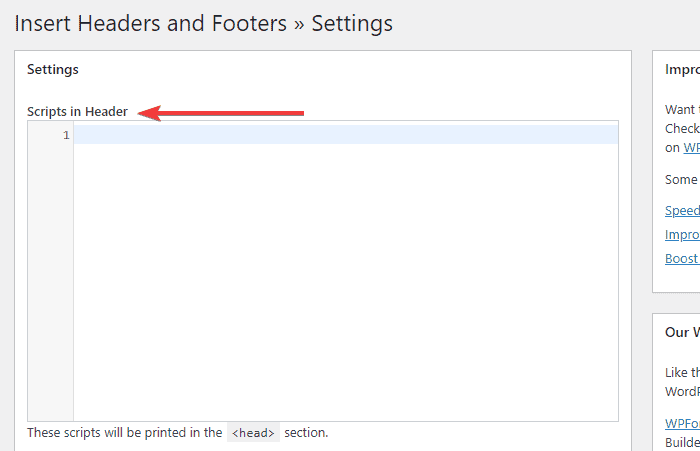 Screenshot-Name: Optionen zum Hinzufügen von Codes zu Header, Body und Footer.png