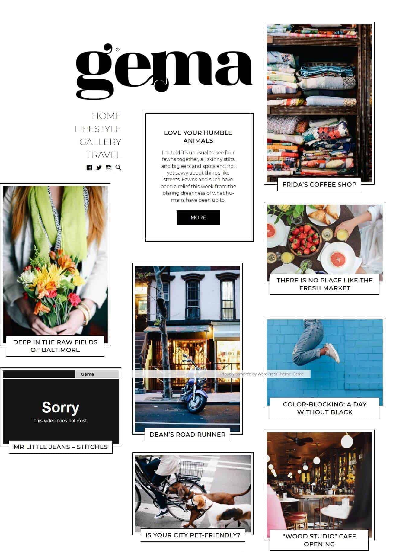 Gema-WordPress-Theme