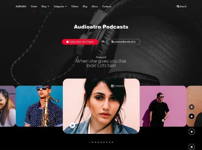 ธีม WordPress Audioatro