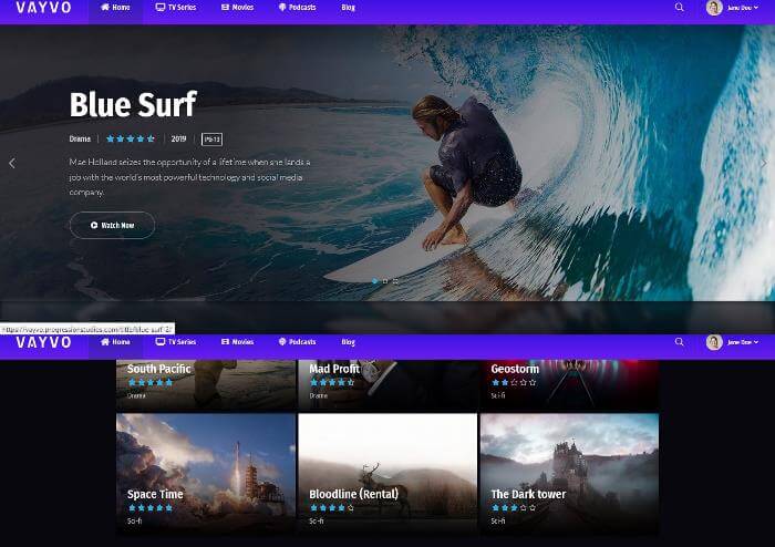ธีม WordPress Vayvo