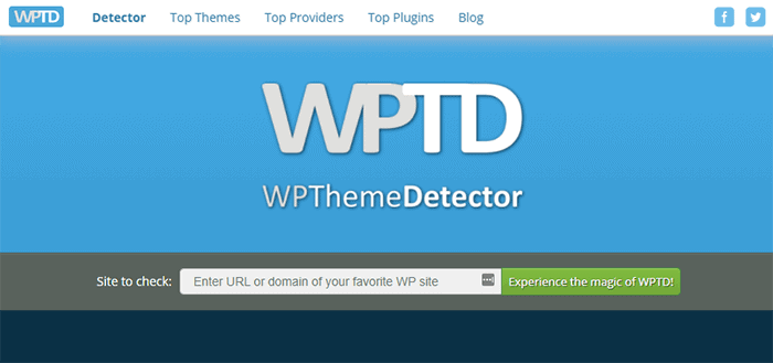 เครื่องมือตรวจจับธีม WP