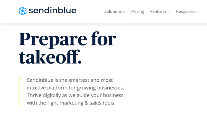 Тема WordPress для Sendinblue