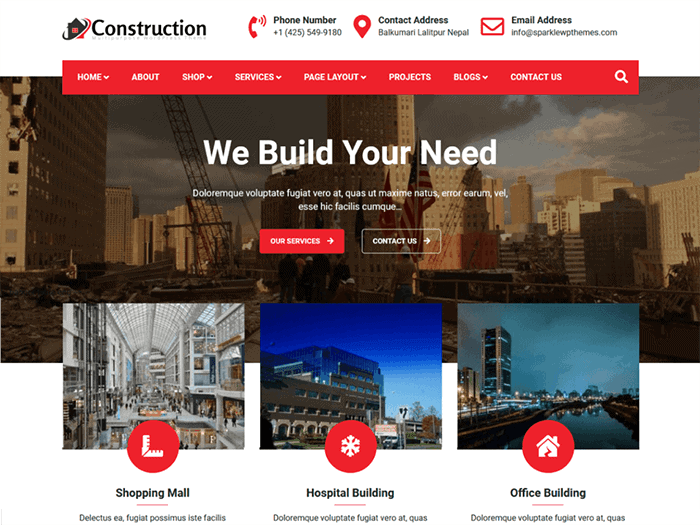 Bau Lite WordPress-Theme