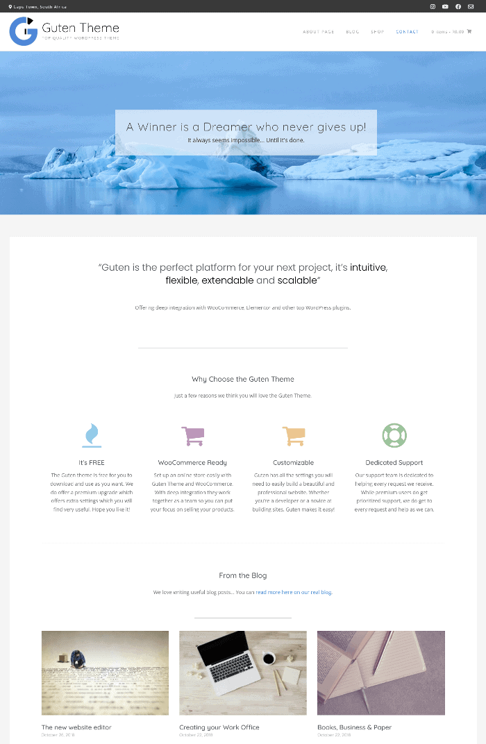 Gutes WordPress-Theme