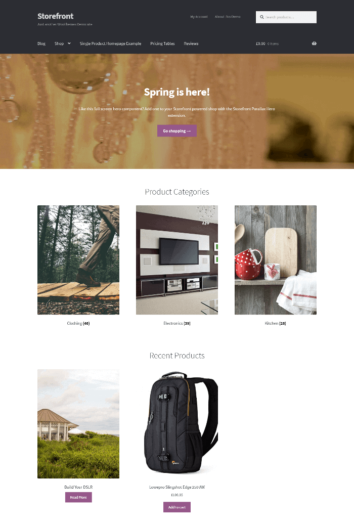 Storefront-WordPress-Theme