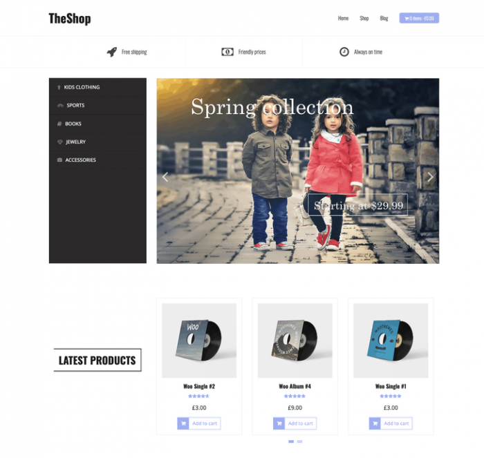 TheShop eCommerce WordPress-Theme