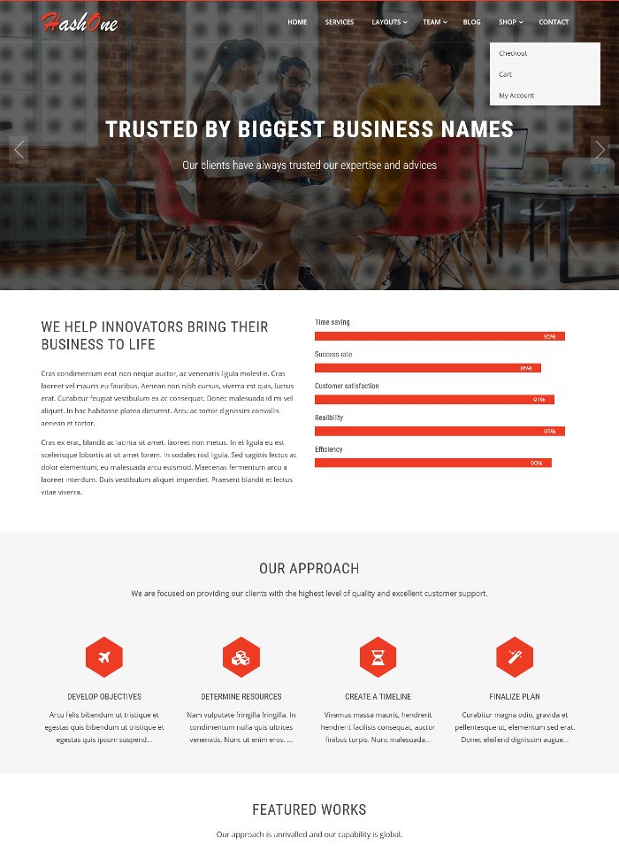 Hashone WordPress-Theme